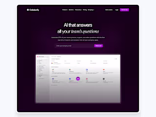 Collaborify - landing page & framer development