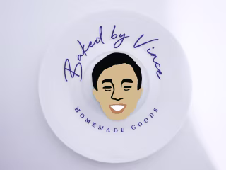 Baked by Vince Brand Logo Design