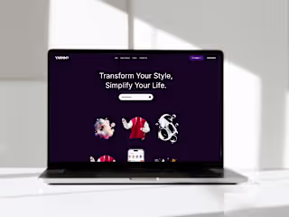 Interactive Website Experience Built with Framer