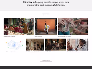 Squarespace Portfolio Showcase