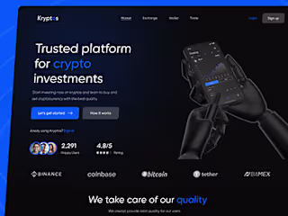 CRYPTO LANDING PAGE