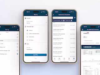 Bank Document Center Full Feature Design