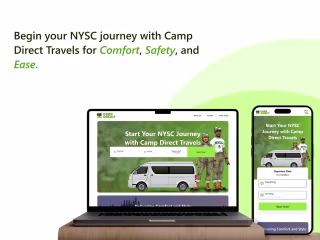 Redesign of Camp Direct Travels Website :: Behance