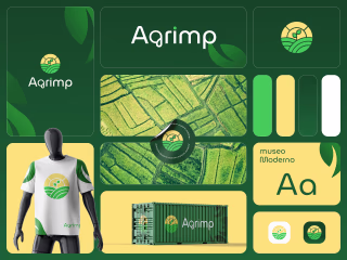 Agrimp- Logo Concept, branding, identity🌾