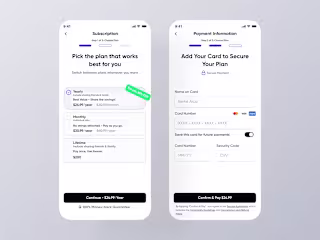 Subscription Flow & Payment UI Concept :: Behance
