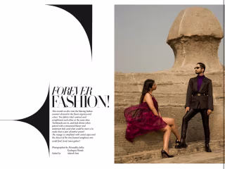 Print Design for a fashion magazine 