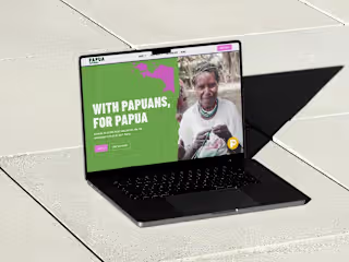 Webflow website redesign for a West Papua advocacy NGO