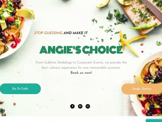 Angie's Choice Catering Website Redesign and CRM Integration