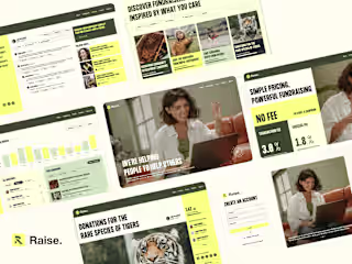 Raise Fundraising Website Design