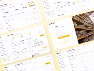 Website & dashboard design for B2B print supplier