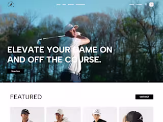 Crowley Golf Co Ecommerce Site