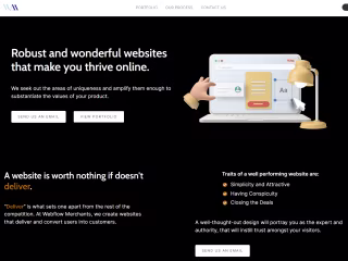 A Web Design and Development Website built from Scratch