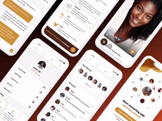 Melanin Matchmaker - Black Dating App Design