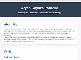 Aryan Goyat’s Portfolio