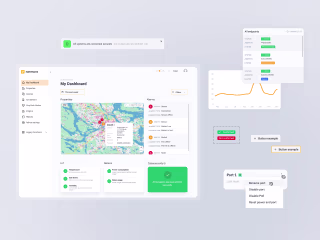 Design for the residental management admin panel