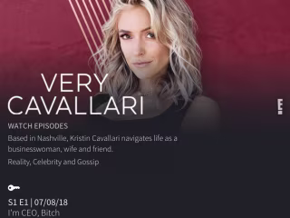 Pitch Deck Creator/Content Creator - Very Cavallari on E!
