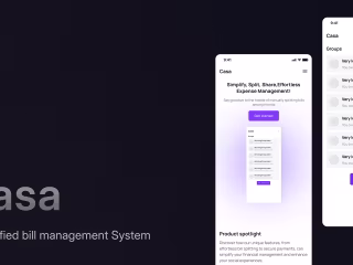 CASA- A simplified app for Bill settlements.