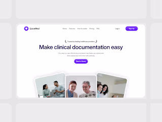Quickmed Website - Framer Developement