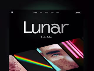 Lunar Pro - Portfolio & Agency Website Template