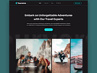 Landing page design