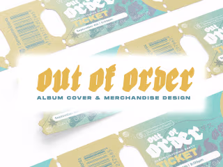 Out Of Order Album Cover & Merchandise Design