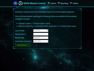 NASA Mission Control Dashboard