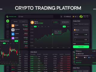 Crypto Trading Platform | Fintech Wallet Exchange App