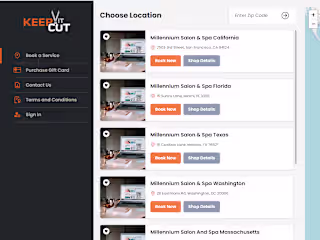 Keep IT Cut Salon Booking System