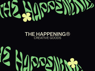 Visual Identity for "THE HAPPENING CREATIVE GOODS"