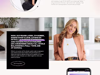 Personal Brand Website for Hayley Lloyd