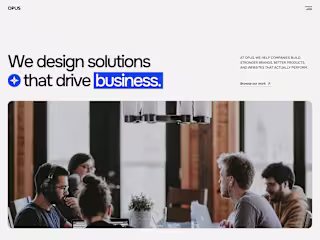 Opus - A Framer template for Digital Agencies