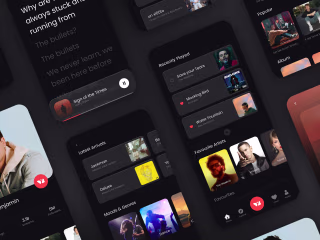 Music App UI Design