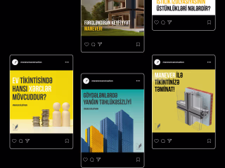 MANEVER Construction | Social Media Posts Design