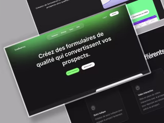 Leadsurvey SAAS landing page 