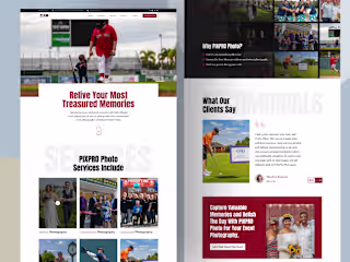 Figma & WordPress Website Design for a Photographer
