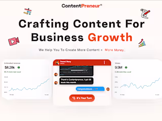 Contentpreneur.AI: Landing Page Design and Framer Development
