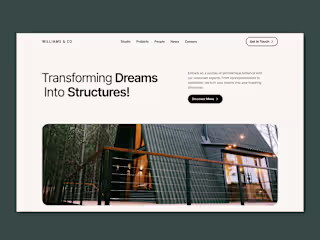 Williams & Co Architecture Design Firm - Web Design 