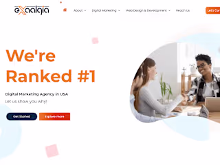 Custom website design for a well known digital marketing company
