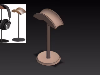 Headphones Holders 3D Models | SolidWorks