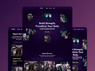 Trainix Fitness – Animated Responsive and, Seamlessly Designed.