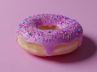 Donut 3D Model