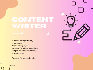 Content writer