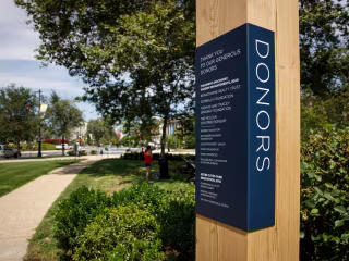 Discovery Garden Donor Signage