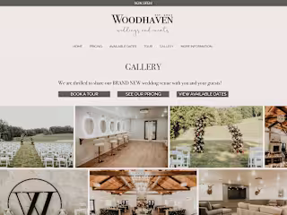 Woodhaven Venue I Branding and Website Design 