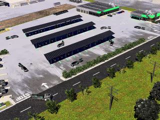 Rendering for Energy Storage Rental Facility