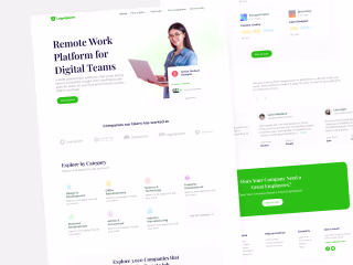 

Landing Page Job Board Website Design