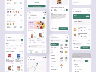 Product Design: "BazEarn" Grocery App.