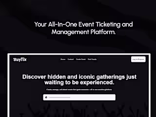 BuyTix Event Platform Development
