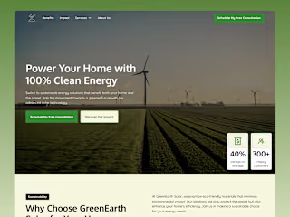 GreenEarth Solar 🌎 | Solar Website Design 