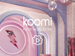 Koomi K-pop Music Store Brand Identity & Web Design